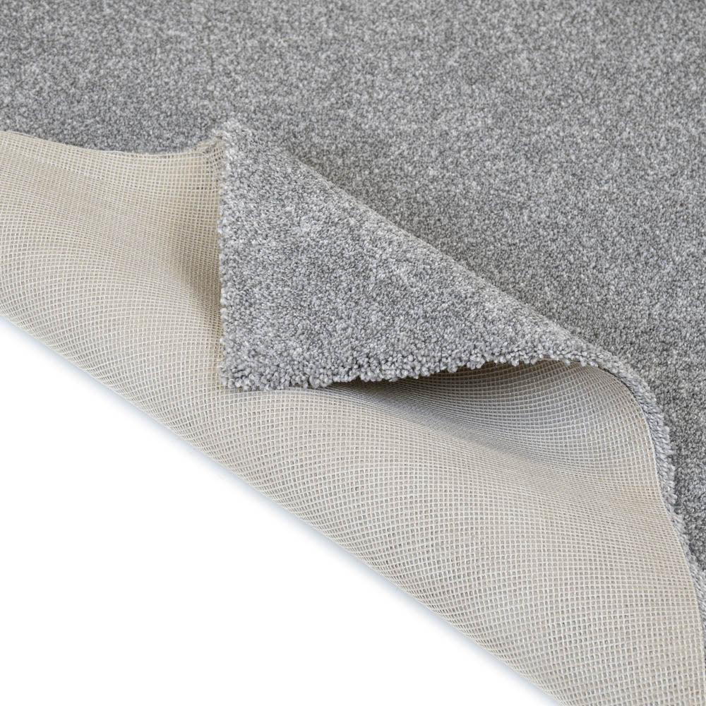 Silver Grey Delaware Saxony Carpet - Image 5