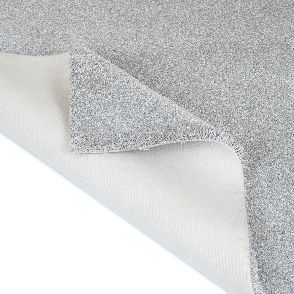 Silver Grey Lyra Saxony Carpet - Image 4