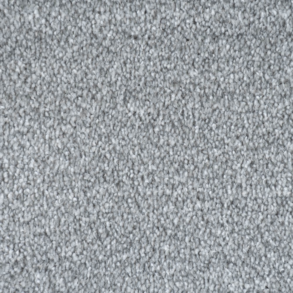 Silver Grey Polaris Luxury Saxony Carpet - Image 3