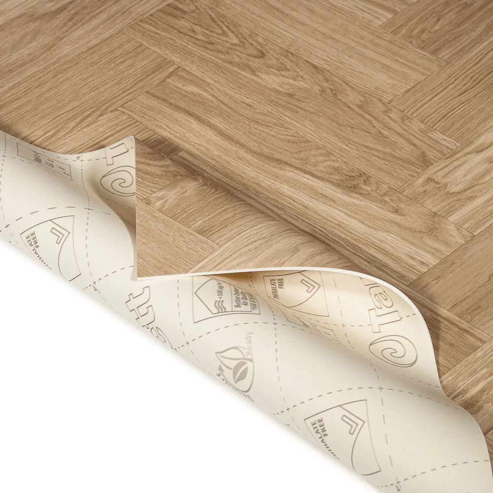 Skane Herringbone Wheat Goliath 450 Vinyl Flooring by Tarkett - Image 6