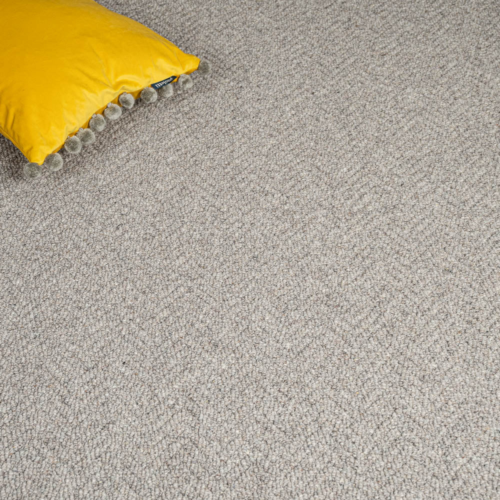 Smoke Royal Sterling Wool Loop Carpet by Abingdon