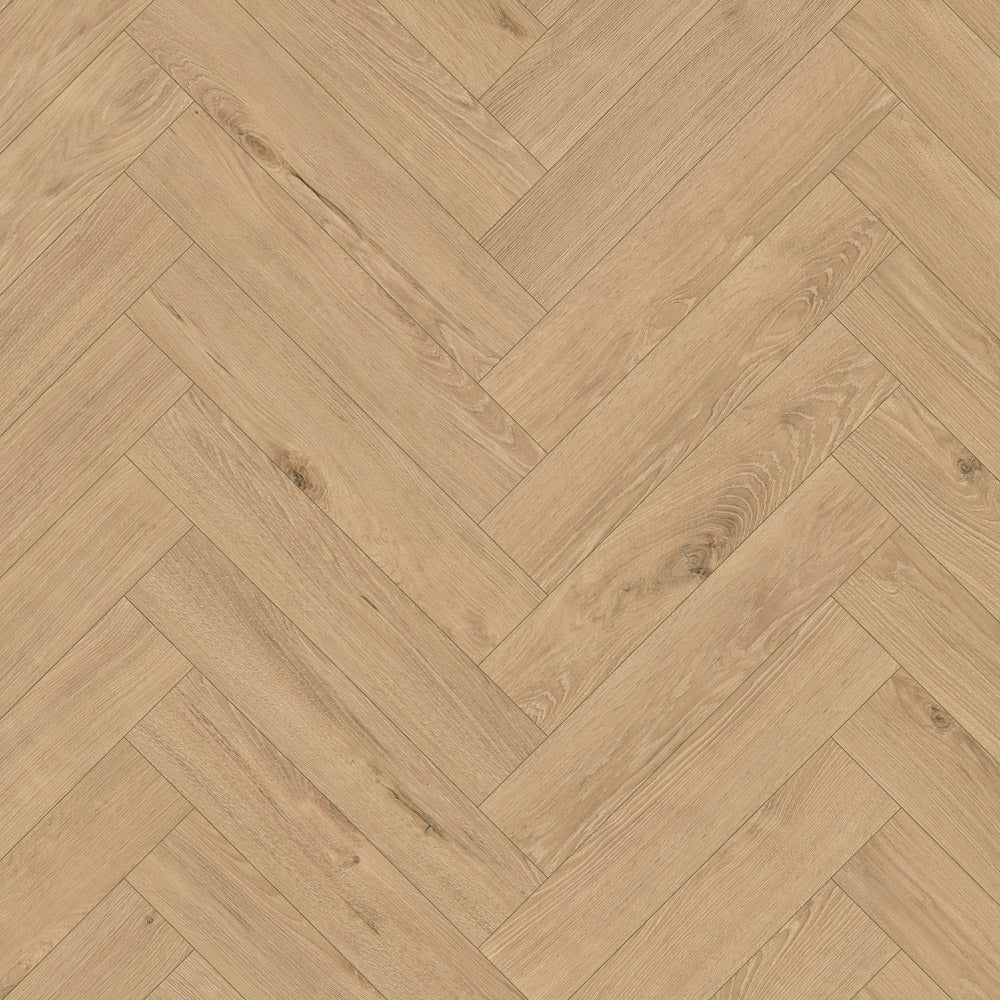 Smoked Montanara Oak K850 Herringbone 8mm Laminate Flooring by Krono Original - Image 2