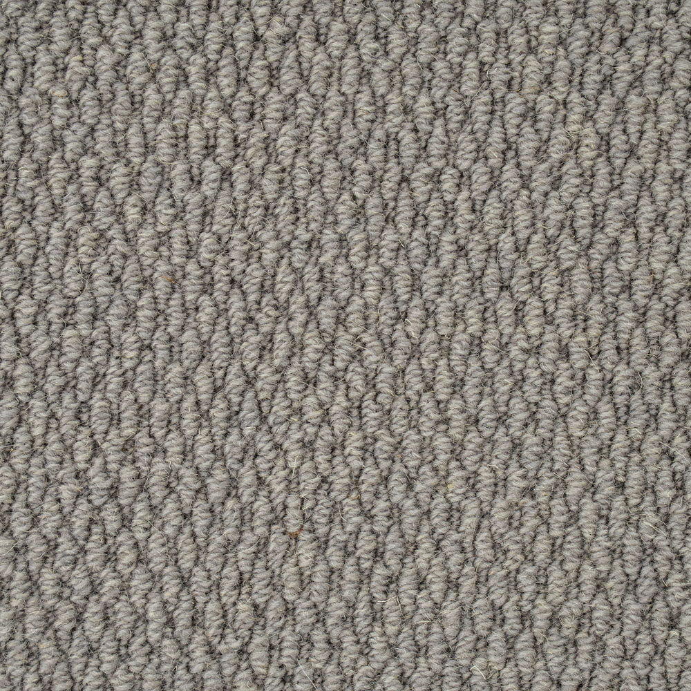 Stone Grey Florida Loop Carpet 4.5m x 5m Remnant