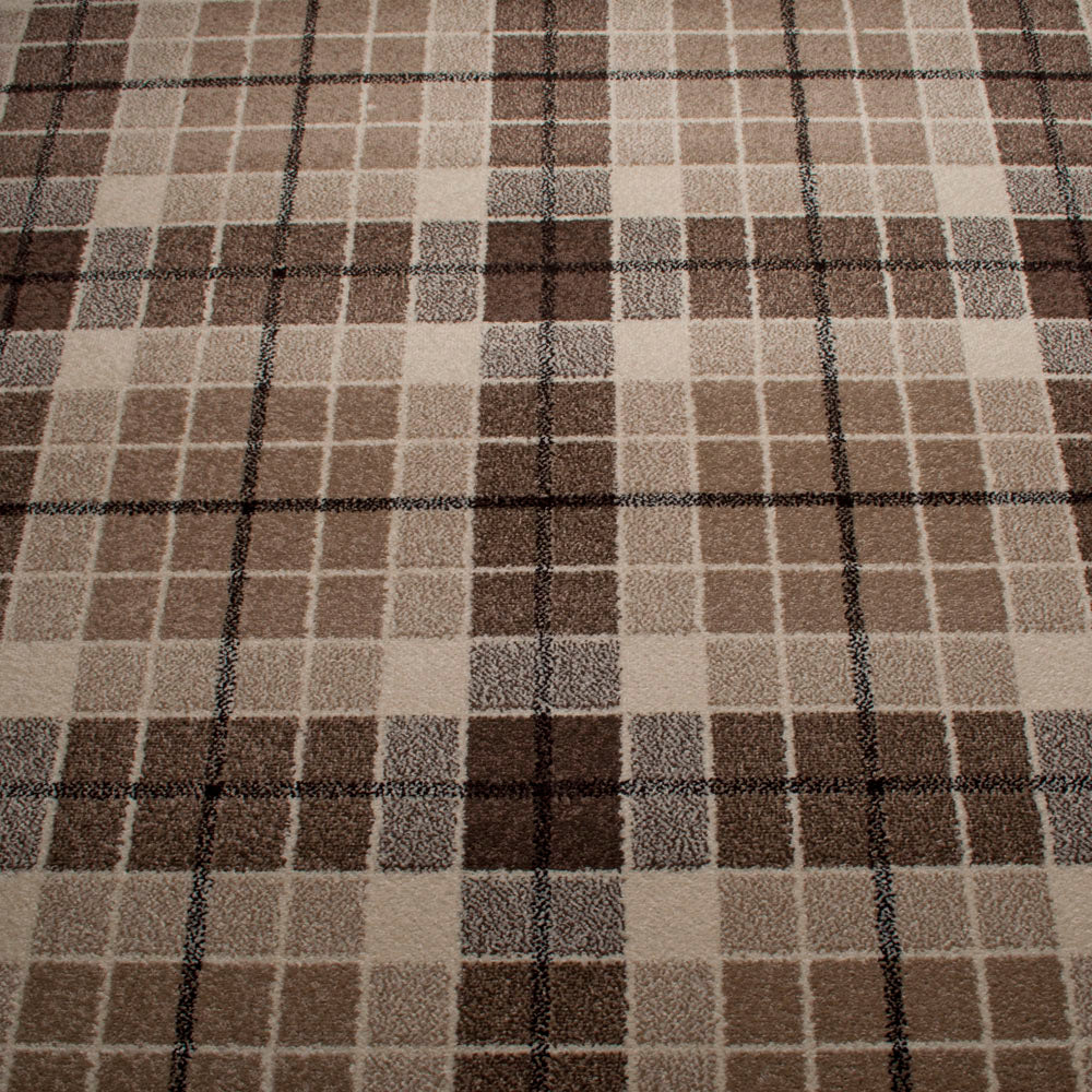 Tartan Style Square Castle Wilton Carpet - Image 3