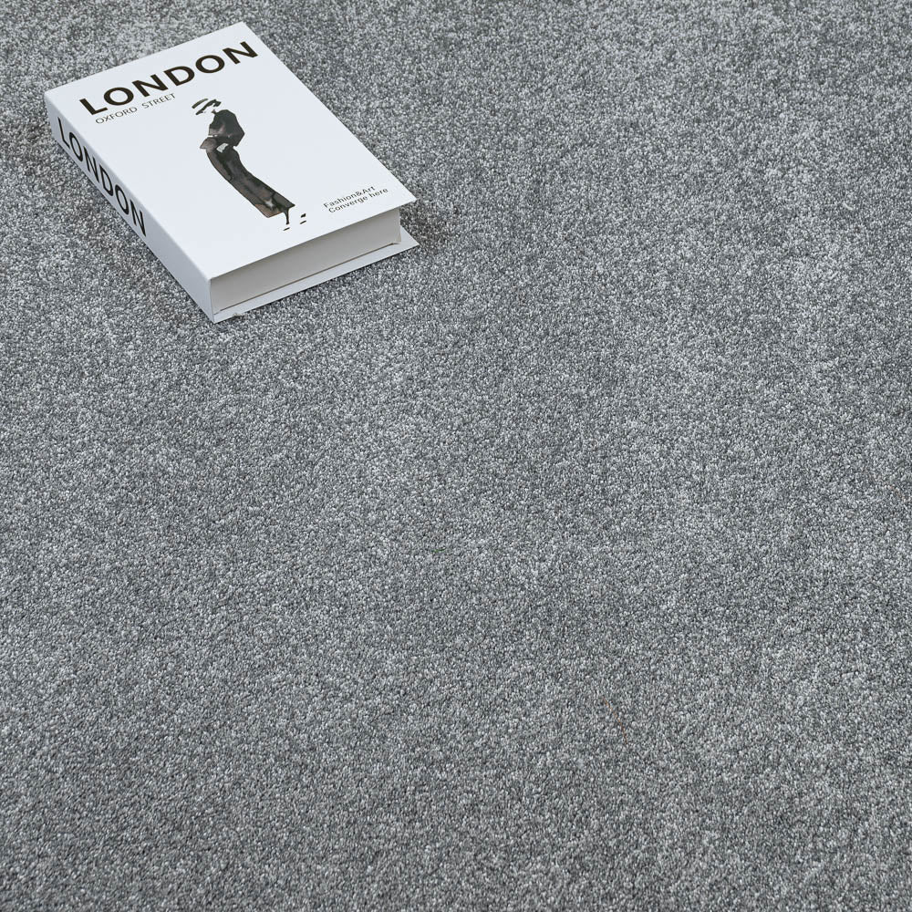 Titanium Grey Lyra Saxony Carpet - Image 2