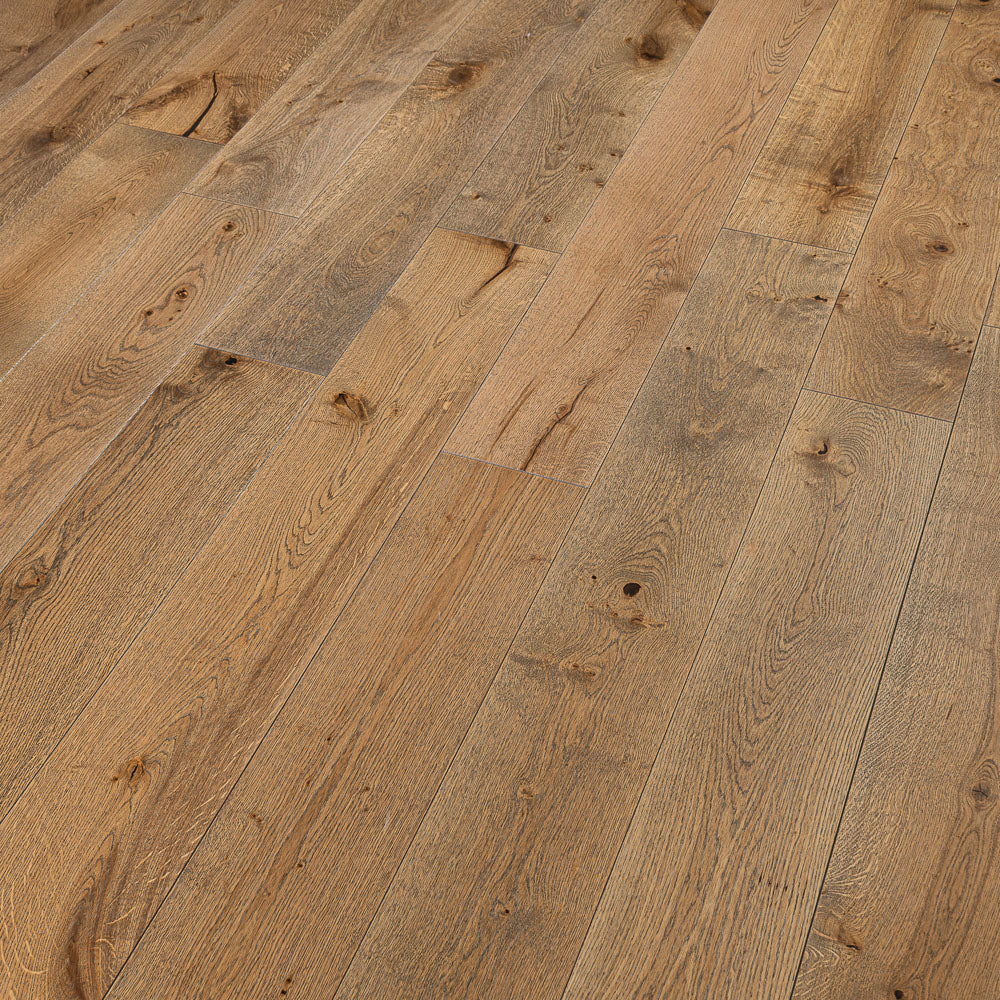 Worn Oak Plank 14/3mm Engineered Wood Flooring - Image 3