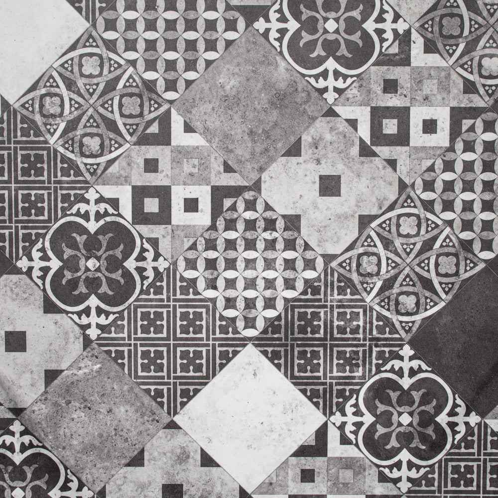 Zaragoza Tile Dark Grey Iconik 260 Vinyl Flooring - Image 4