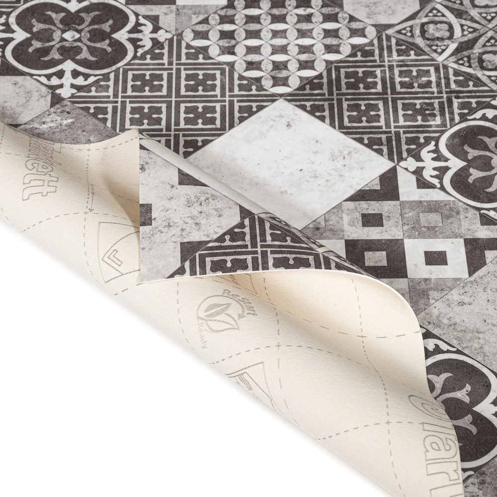 Zaragoza Tile Dark Grey Iconik 260 Vinyl Flooring - Image 6