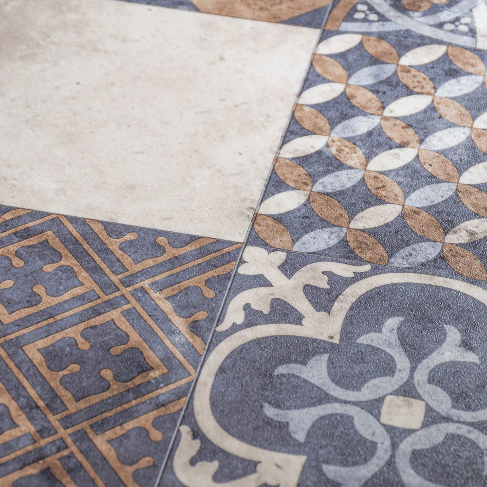 Zaragoza Tile Indigo Iconik 260 Vinyl Flooring - Image 5