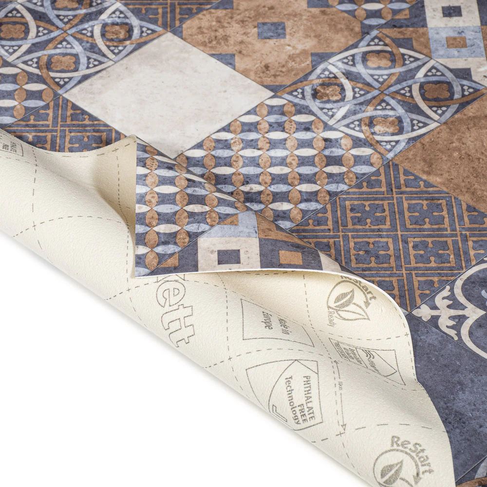 Zaragoza Tile Indigo Iconik 260 Vinyl Flooring - Image 6
